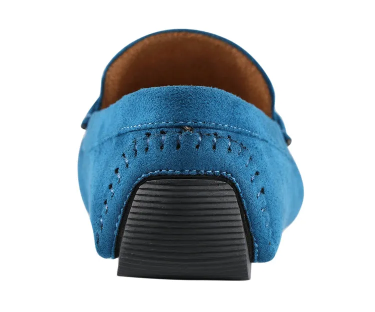 Walken Teal Driving Loafers