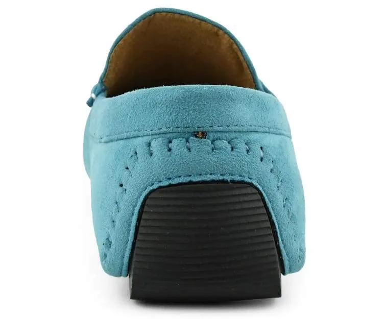 Walken Turquoise Driving Loafers