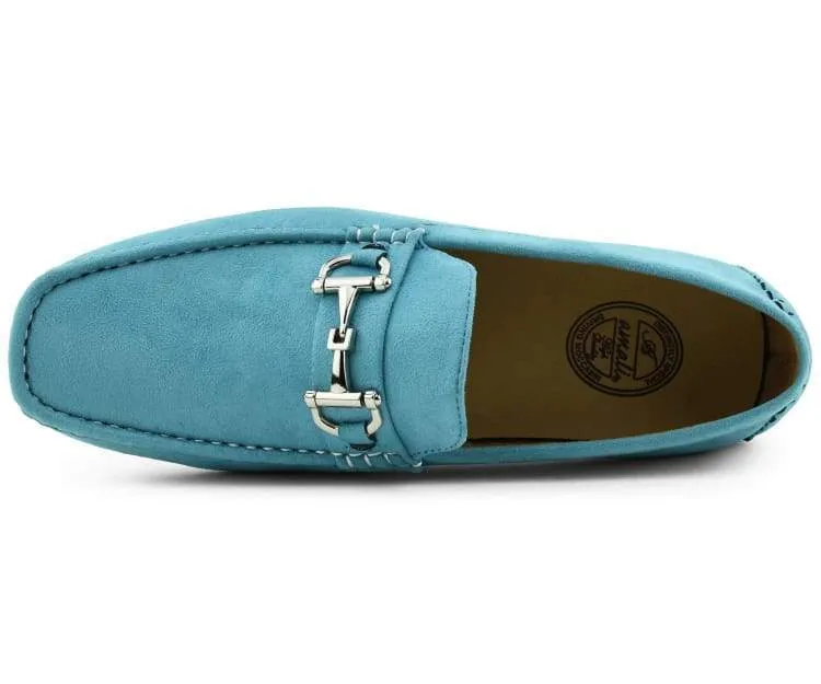 Walken Turquoise Driving Loafers