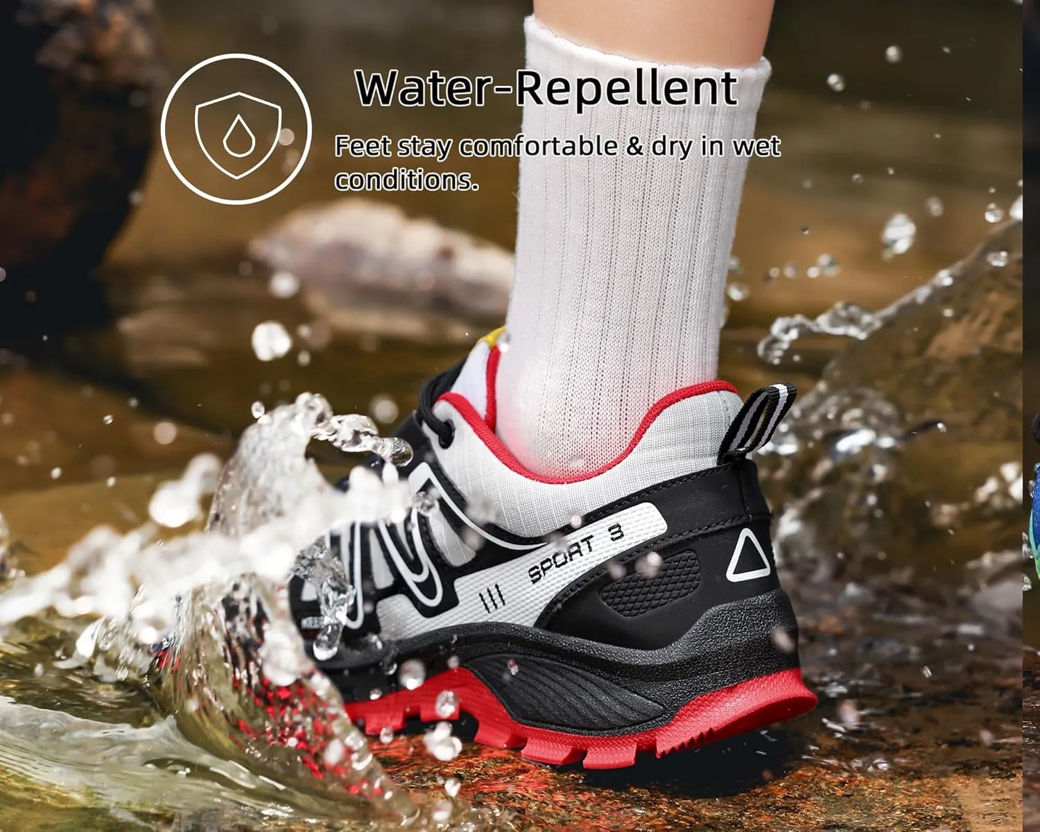 Waterproof Hiking Shoes Women Comfortable Lightweight Non-Slip Trekking Boots Fashion Walking Shoes for Women Tennis Outdoor Sneakers