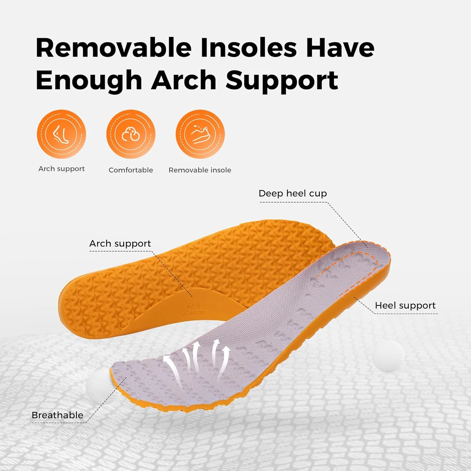 Wide Toe Box Shoes for Women Plantar Fasciitis Running Shoe Arch Support Walking Tennis Orthotic Breathable Extra Wide Width Athletic Sneakers US6-11