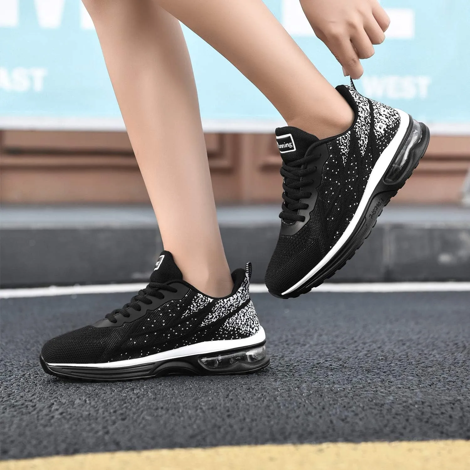 Women Running Sneakers Lightweight Walking Athletic Gym Sports Tennis Shoes