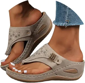 Women's Breathable Mesh Sports Sandals,Mesh Comfort Durable Non Slip Sole Casual Versatile Open Toe Beach Slides with Low Platform Heel Casual Beach Slides for Summer Comfort