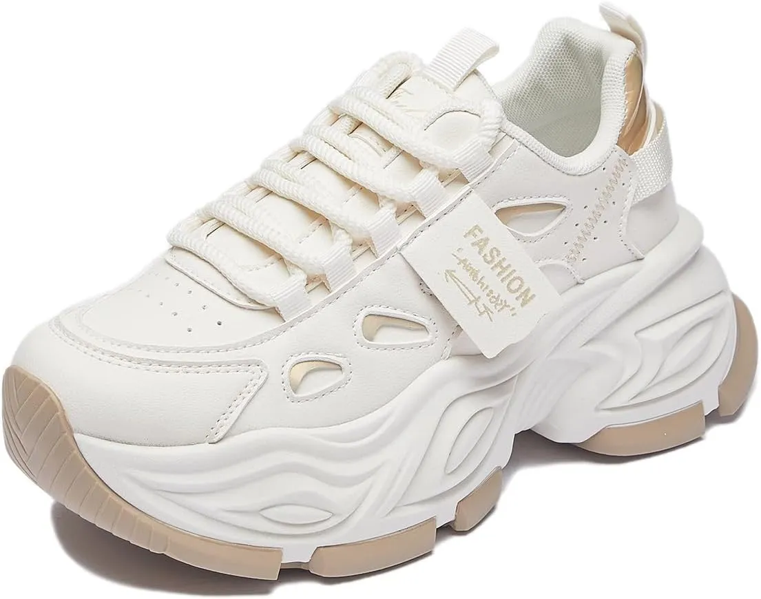 Women's Casual Platform Sneakers Y2K Cute Comfort Walking Shoes Sport Work Campus