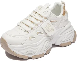 Women's Casual Platform Sneakers Y2K Cute Comfort Walking Shoes Sport Work Campus