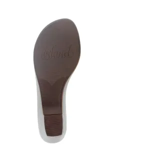 Women's Elastic Wedge Sandal - Made in Hawaii (T810-TAN-7)