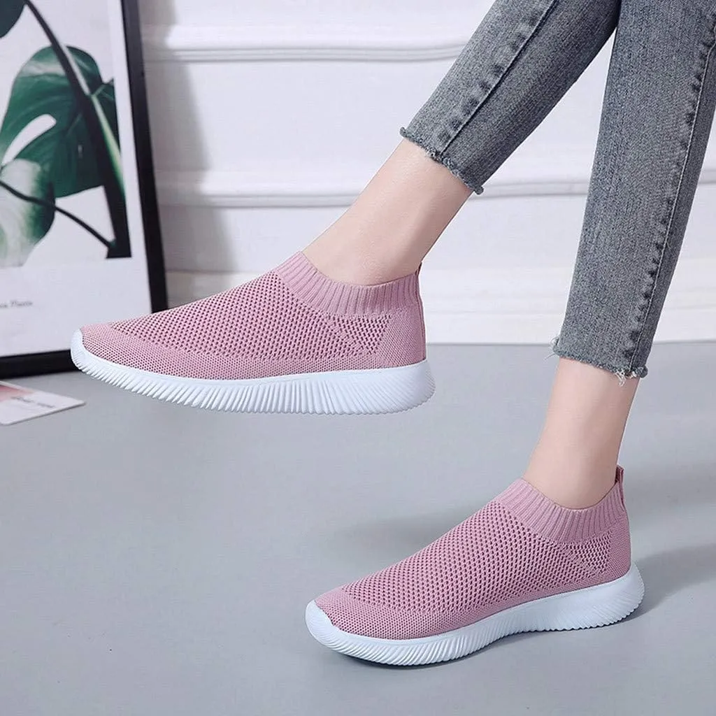 Women's Fashion Sneaker Non Slip Breathable Lightweight Comfortable Lace Up Slip On Tennis Shoes Arch Support Loafers Shoes for Women Waterproof Sneakers Women
