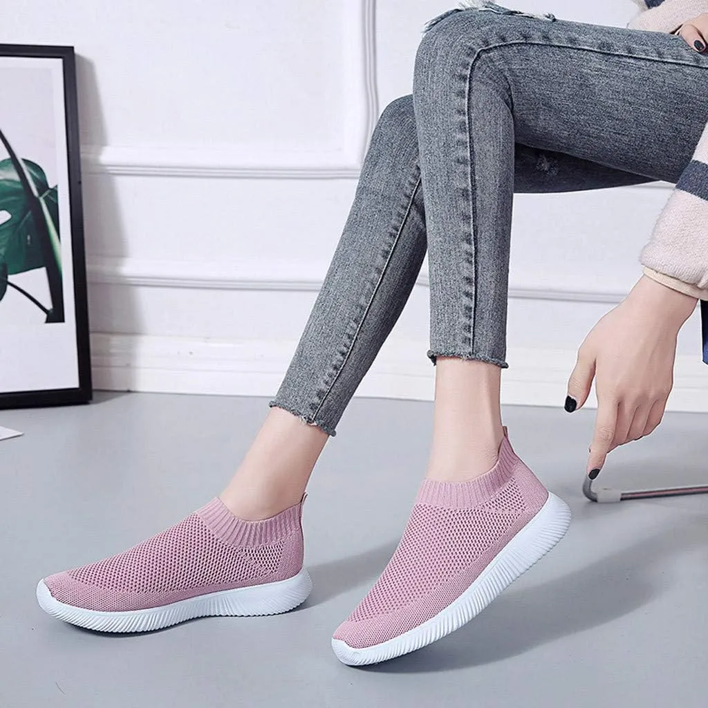 Women's Fashion Sneaker Non Slip Breathable Lightweight Comfortable Lace Up Slip On Tennis Shoes Arch Support Loafers Shoes for Women Waterproof Sneakers Women