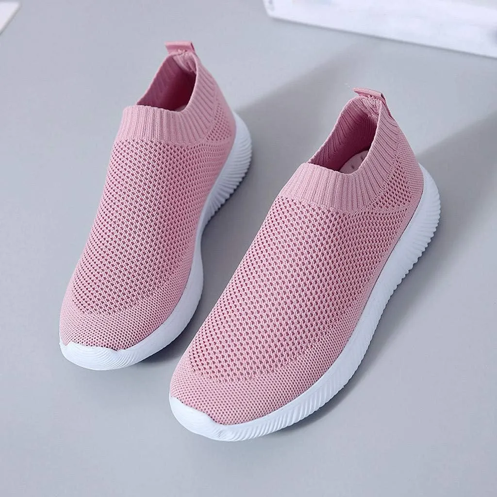 Women's Fashion Sneaker Non Slip Breathable Lightweight Comfortable Lace Up Slip On Tennis Shoes Arch Support Loafers Shoes for Women Waterproof Sneakers Women