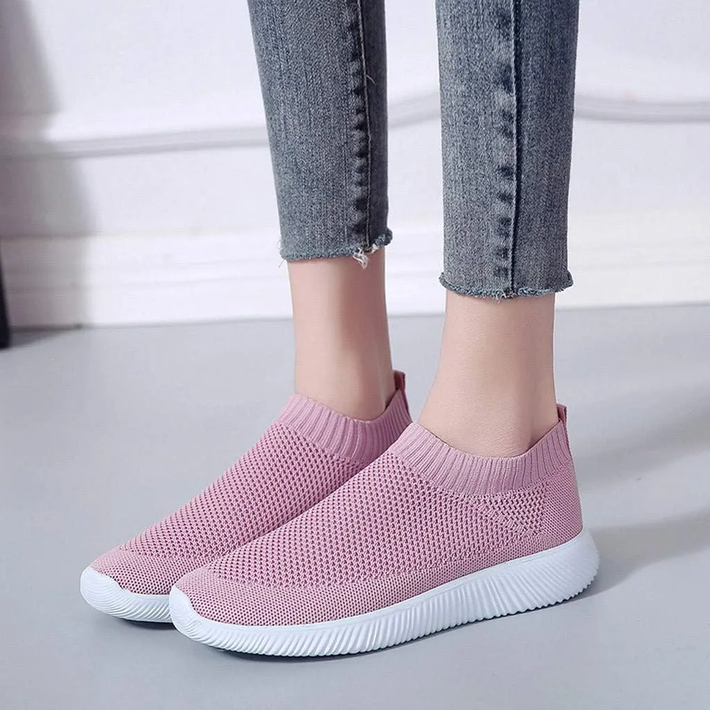 Women's Fashion Sneaker Non Slip Breathable Lightweight Comfortable Lace Up Slip On Tennis Shoes Arch Support Loafers Shoes for Women Waterproof Sneakers Women