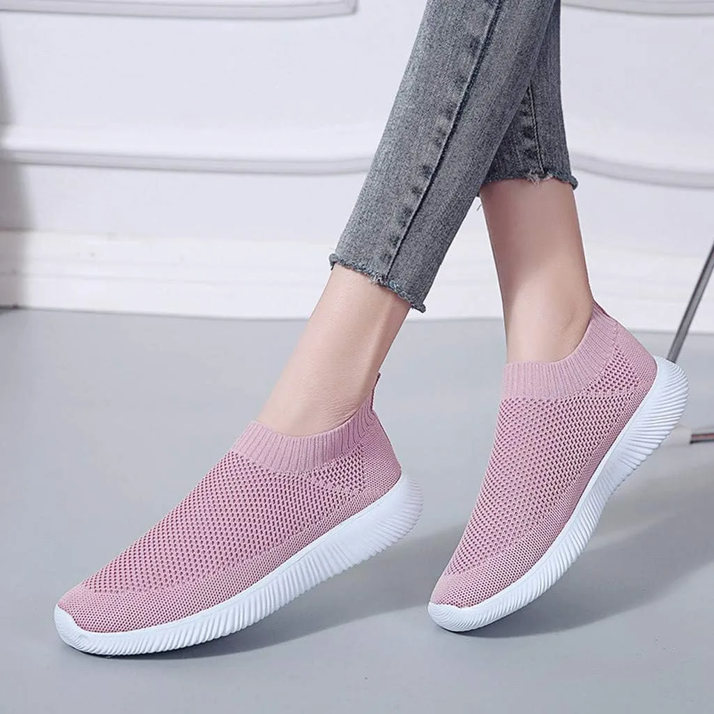 Women's Fashion Sneaker Non Slip Breathable Lightweight Comfortable Lace Up Slip On Tennis Shoes Arch Support Loafers Shoes for Women Waterproof Sneakers Women
