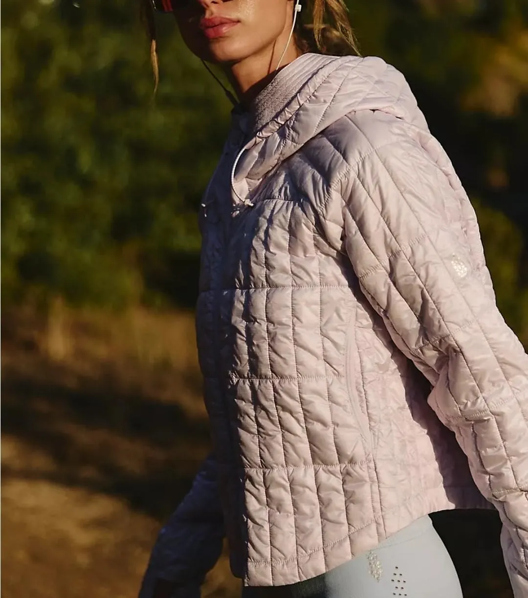 Womens Hooded Puffer Jacket Feather Packable Quilted Jackets Lightweight Zipper Padded Coat with Pockets