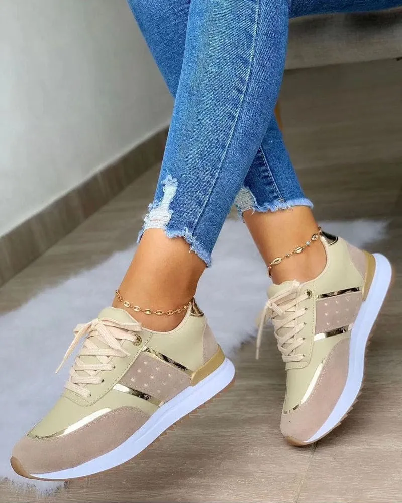 Women's Lightweight Casual Sneakers - Breathable Walking Shoes