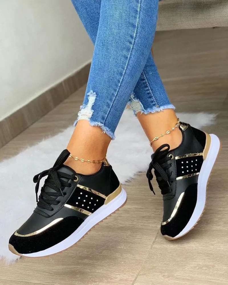 Women's Lightweight Casual Sneakers - Breathable Walking Shoes