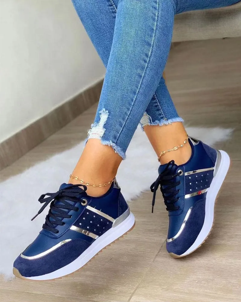 Women's Lightweight Casual Sneakers - Breathable Walking Shoes
