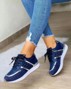 Women's Lightweight Casual Sneakers - Breathable Walking Shoes
