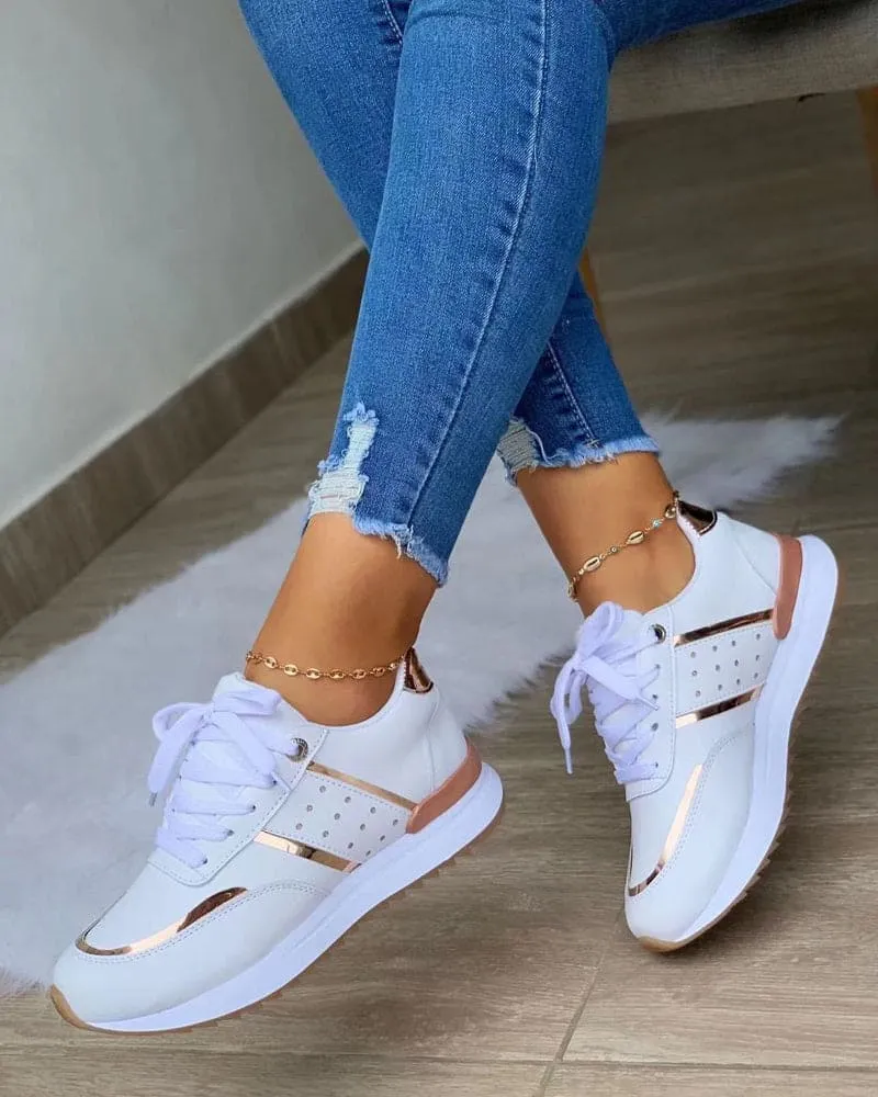 Women's Lightweight Casual Sneakers - Breathable Walking Shoes