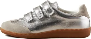 Women's Low Top Retro Sneakers Hook and Loop Closure Lightweight Casual Shoes