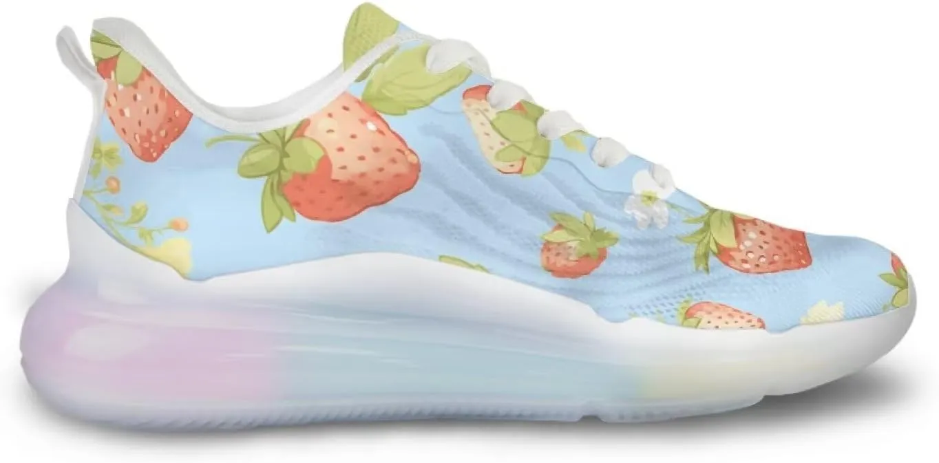 Women's Sneakers Lightweight Air Cushion Shoes Sports Running Tennis Shoes Non Slip Breathable Mesh Athletic Sneakers Walking Shoes US 6-11