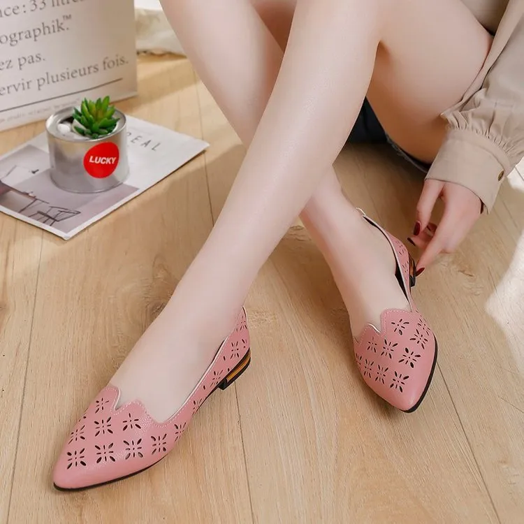 Women's Summer Fashion Pointed Flat Bottom Shoes