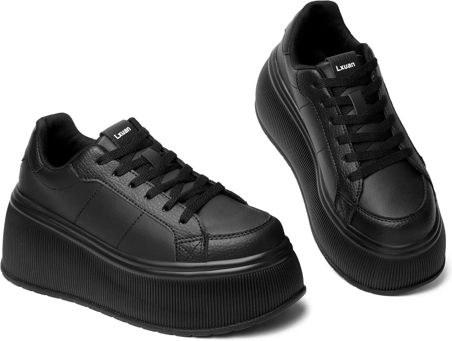 Women's Thick-Soled Fashion Sports Shoes Classic Wedge Casual Lightweight Low-top Walking Shoes
