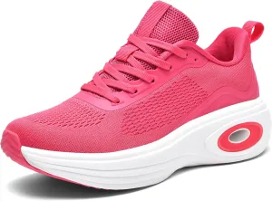 Women's Walking Shoes Comfortable Supportive Running Tennis Shoes Athletic Breathable Non Slip Lightweight Sneakers