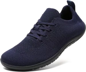 Women's Wide Toe Minimalist Barefoot Walking Shoes Breathable Casual Tennis Gym Athletic Sneakers