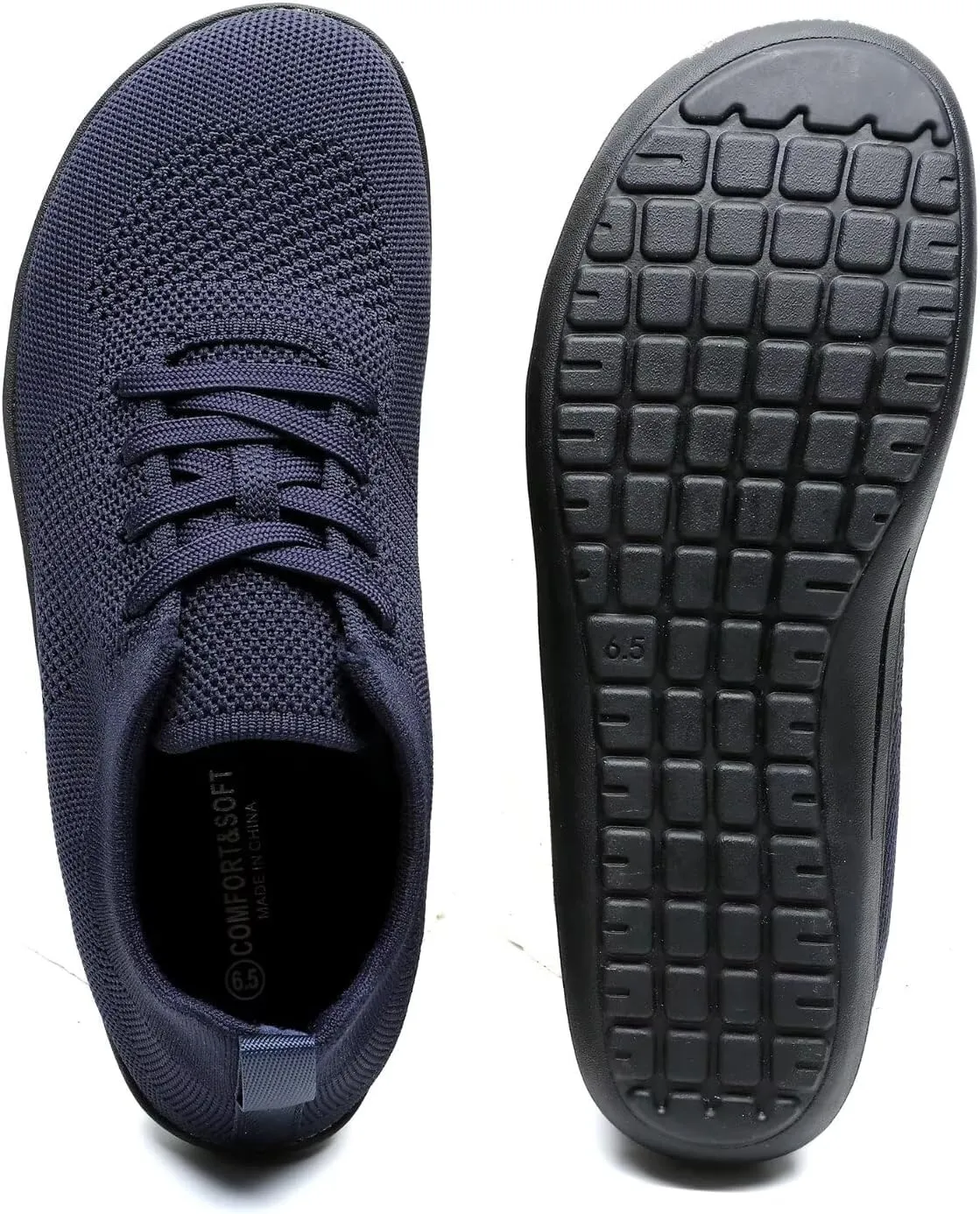 Women's Wide Toe Minimalist Barefoot Walking Shoes Breathable Casual Tennis Gym Athletic Sneakers