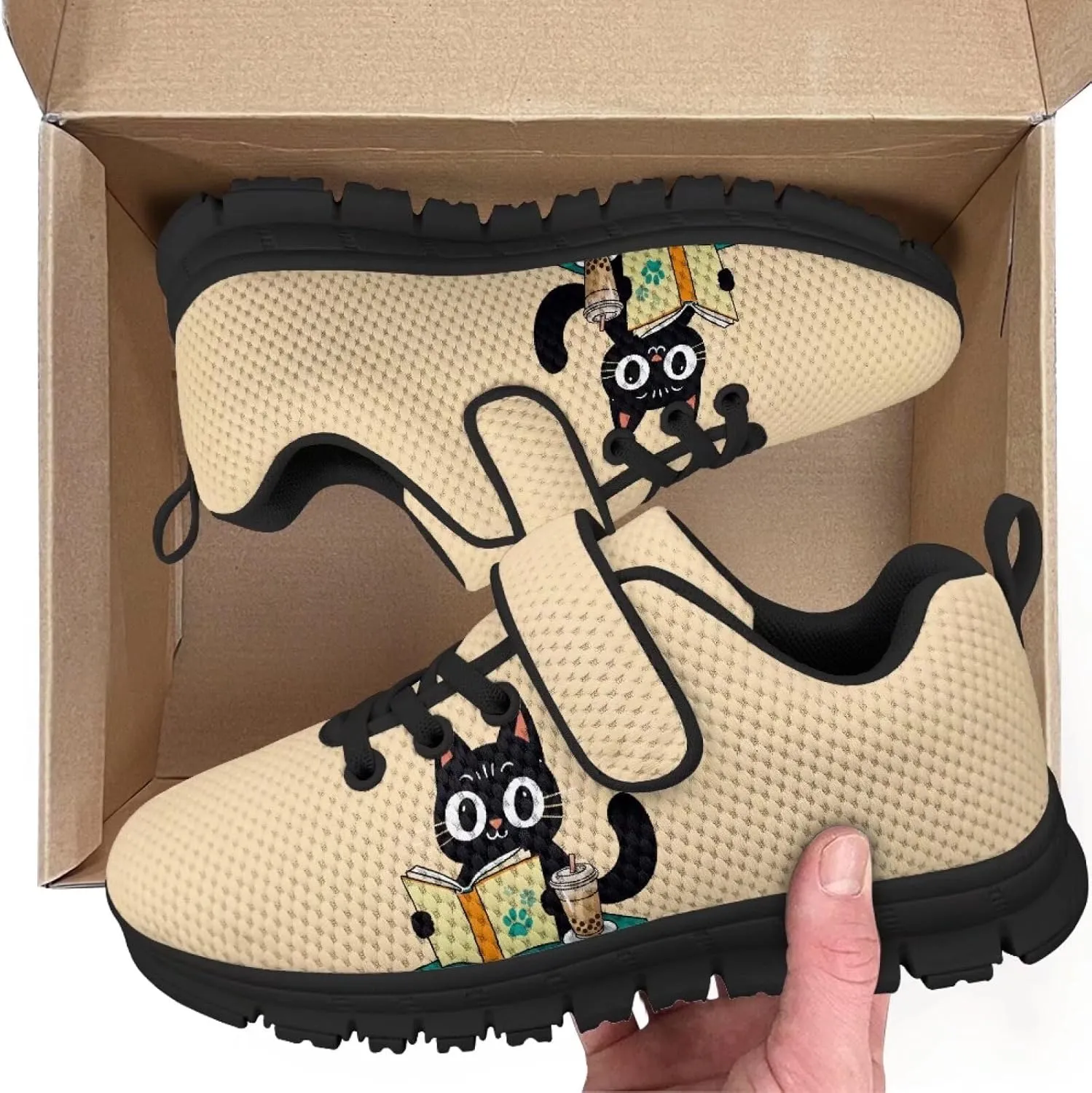 YEXIATODO Girl Boys Slip-On Sneakers Toddler/Little Kid/Big Kid Lightweight Fashion Breathable Tennis Walking Shoes 11-2.5