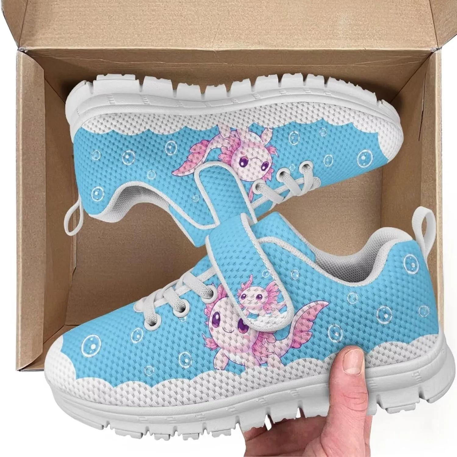 YEXIATODO Sneakers for Girls Boys Toddlers Slip on Shoes Hands Free Shook and Loop chool Shoes Athletic Shoes US 1-13