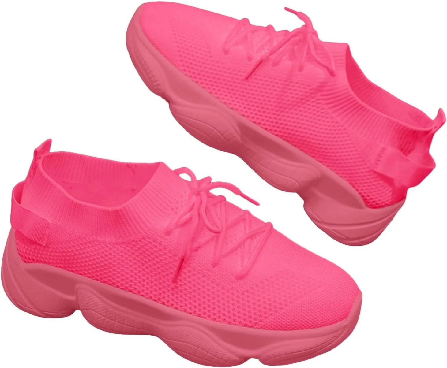ZSpzx Orthopedic Platform Sneakers for Women Air Cushioned Padded Insole Slip on Walking Casual Shoes Arch Support Jogging Tennis Sneaker Plantar Fasciitis Breathable Comfy Lightweight Shoe