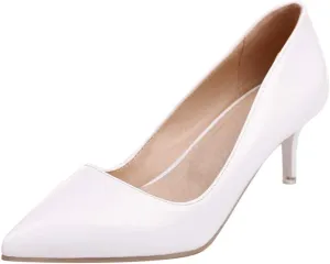 ZSQBQ Women Fashion Court Shoes Wedding Party Stilettos Pumps Pointed Toe Prom Classic Casual High Heels